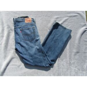 Levis 569 Loose Straight Leg Mens Blue Denim Jeans 36x36 Medium Wash 00569-0041